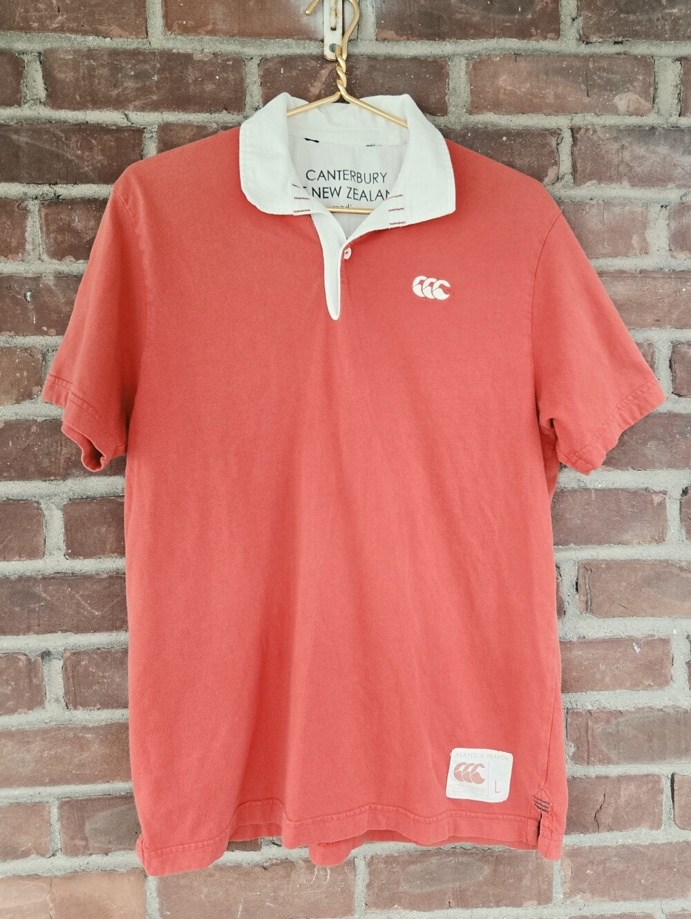 Canterbury New Zealand Rugby Polo 1990's Played to Heaven